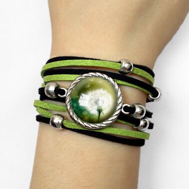 Frauen armband der Löwenzahn
