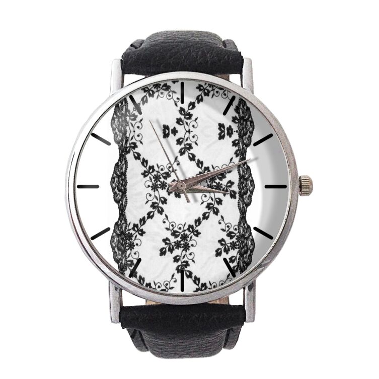Unique montre dentelle