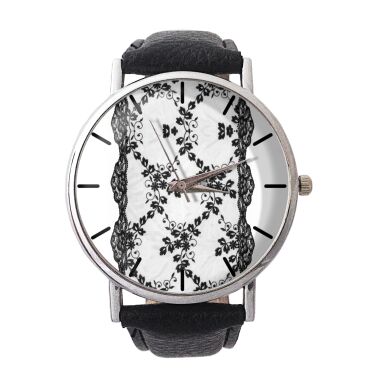 Unique montre dentelle