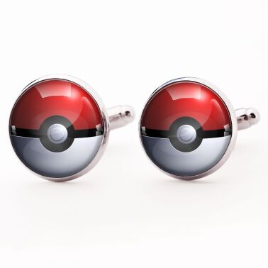 Manschettenknöpfe Pokeball