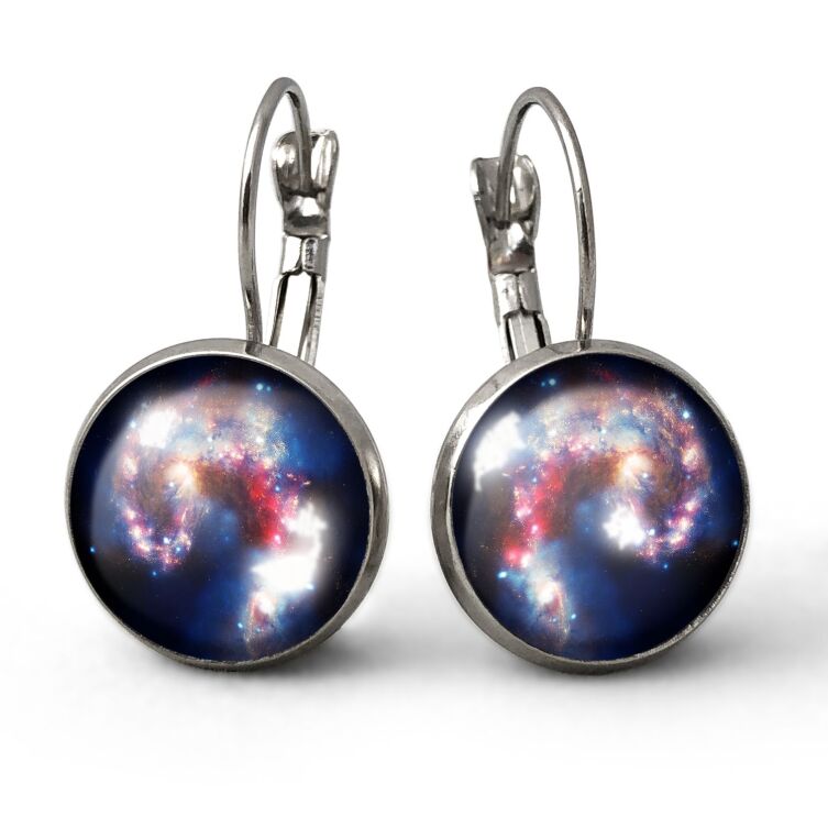 Boucles d'oreilles le cosmos