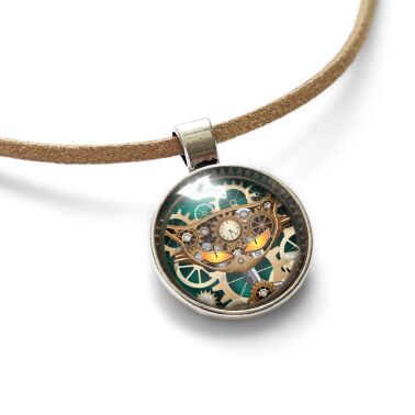 Choker Steampunk chat