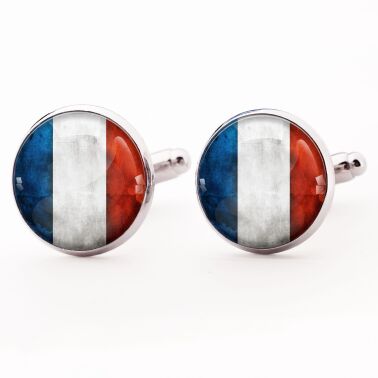 Boutons de manchette Drapeau de la France