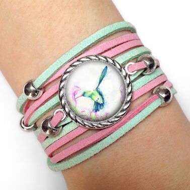 Pulseira feminina o colibri