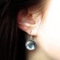 Boucles d'oreilles escargot bleu - 2