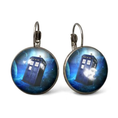 Grandes Boucles d'oreilles Tardis