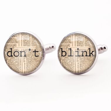 Boutons de manchette Don’t blink