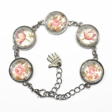 Frauen armband retro rosen