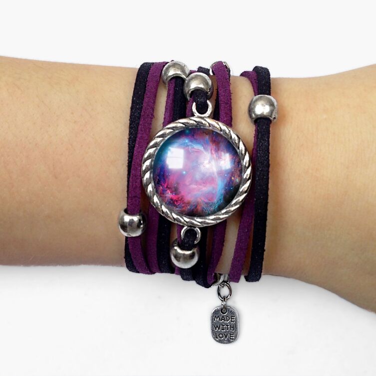 Pulseira feminina o cosmos