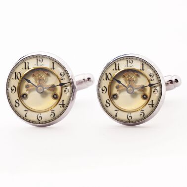 Boutons de manchette Vieille horloge