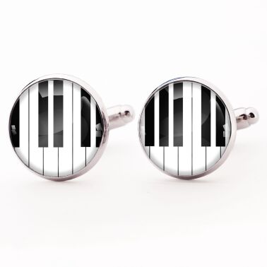 Boutons de manchette Piano