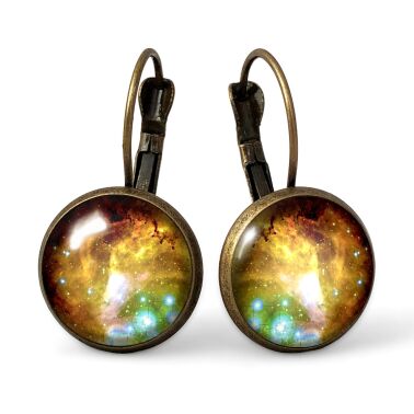 Boucles d'oreilles le cosmos