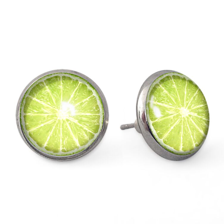 Limette Ohrstecker 
