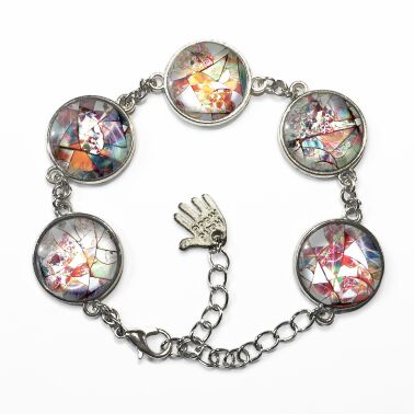Glasmalerei Armband 