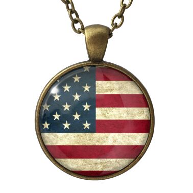 Halskjeder amerikansk flagg