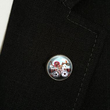 Lapel-pin for musiker
