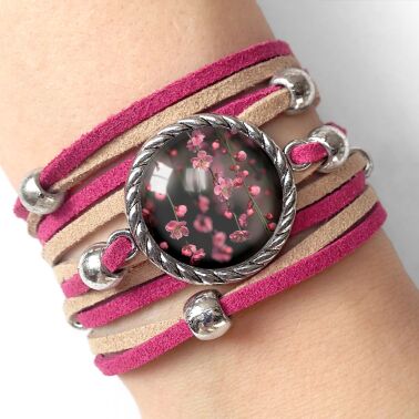 Frauen armband retro Blumen