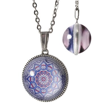 Zweiseitige Mandala Kette