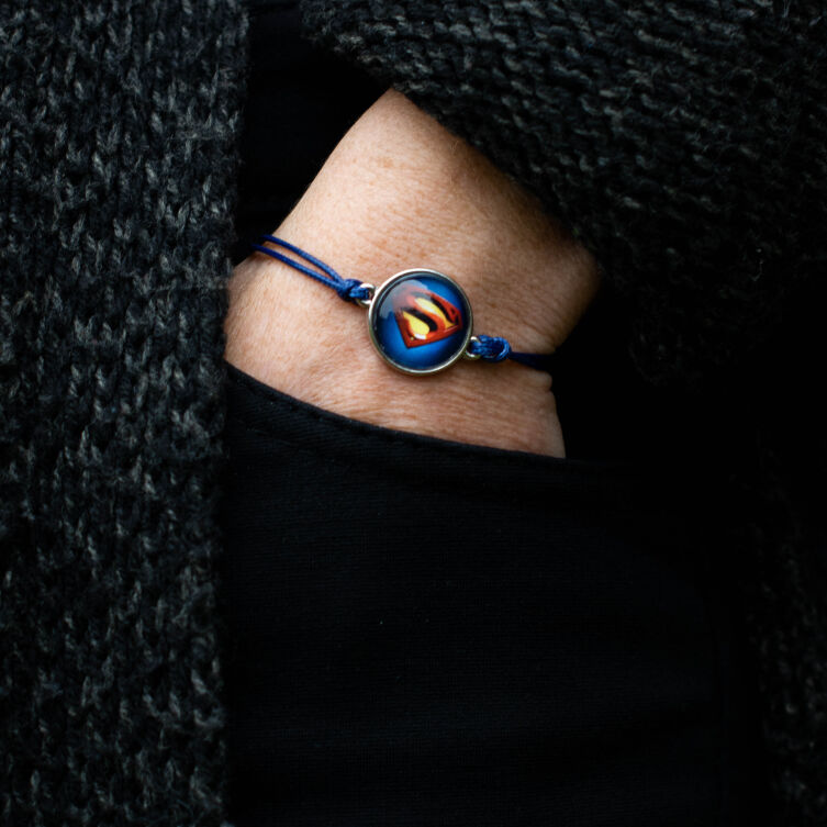 Bransoletka minimalistyczna Superman