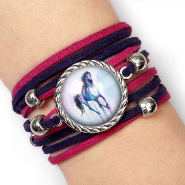 Pulseira feminina o cavalo