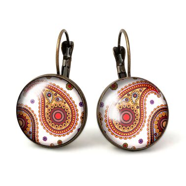 Pendientes grandes anacardos orientales
