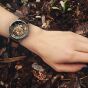 Ladies's watch mechanical lizard - 2