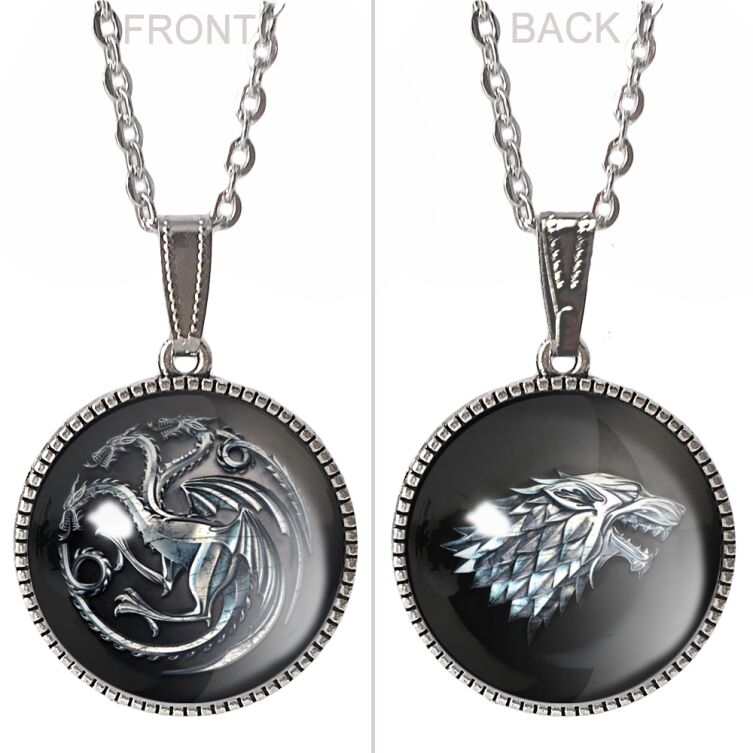 Collana a due lati Stark Targaryen
