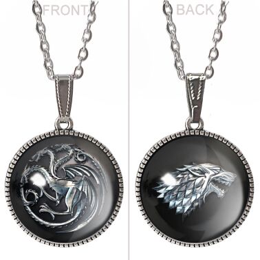 Zweiseitige Stark Targaryen Kette