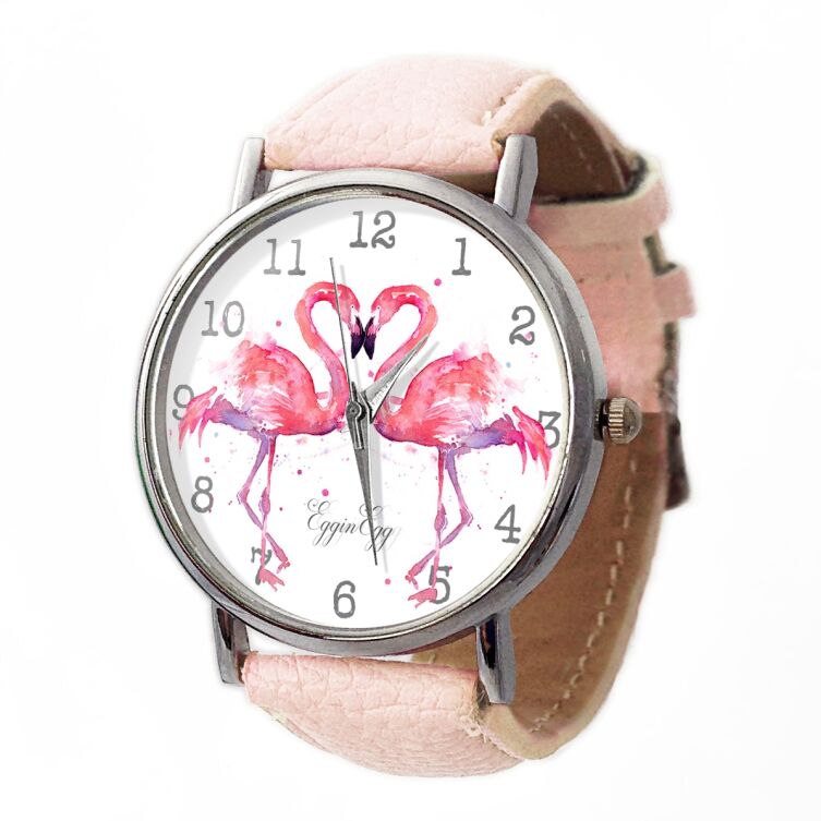 Unique montre flamants