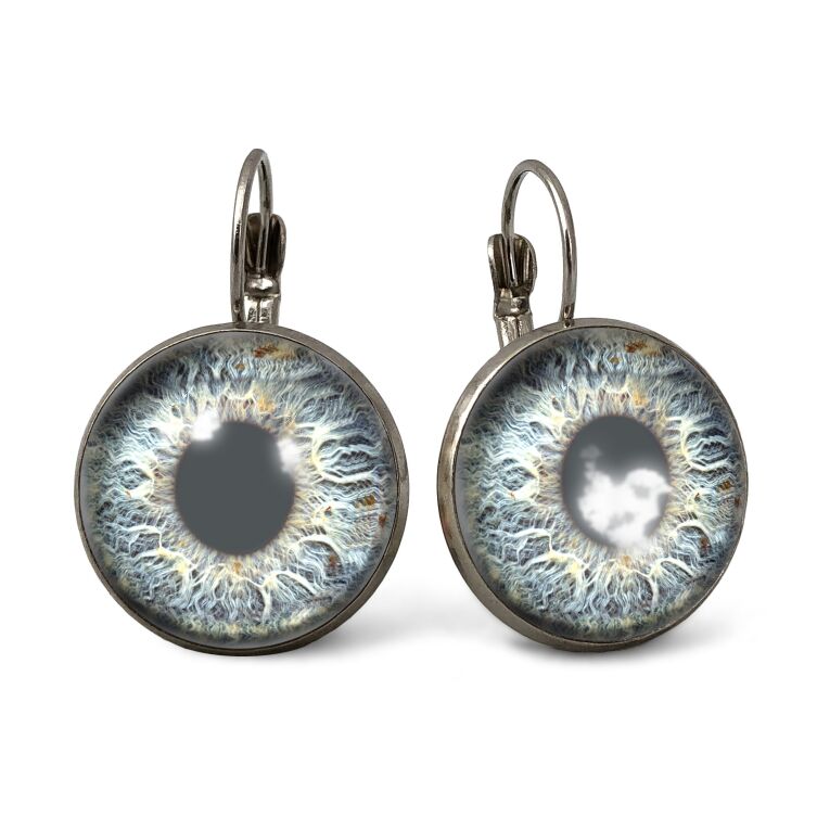 Pendientes grandes pupila del ojo