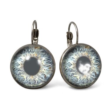 Pendientes grandes pupila del ojo