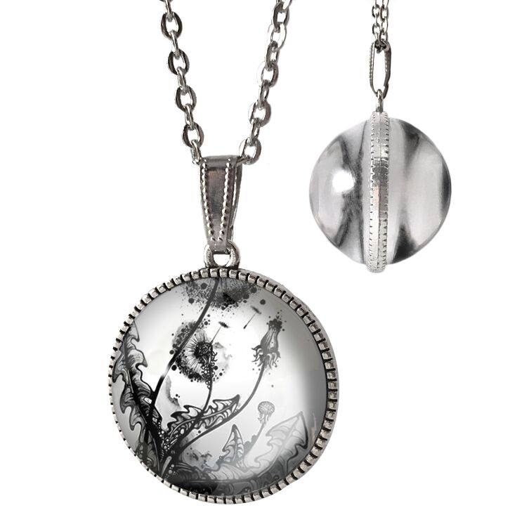 Collana a due lati il dente di leone