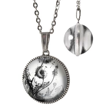 Two-sided Dandelion Necklace