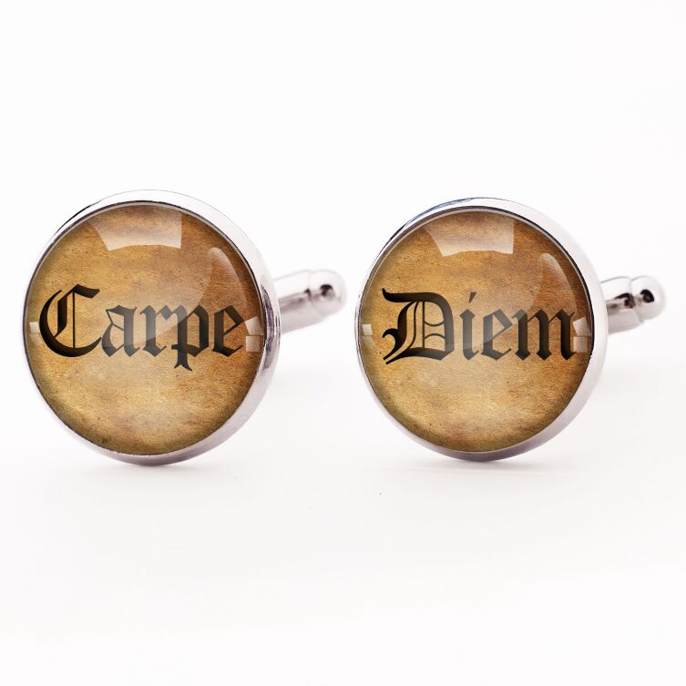 Manschettenknöpfe Carpe diem