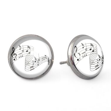 Musiknoten Ohrstecker 