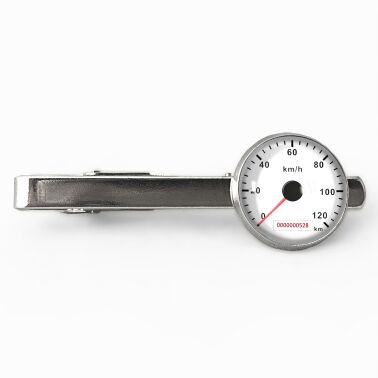 Pince à cravate le compteur de vitesse