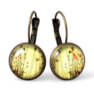 Boucles d'oreilles fleurs sauvages