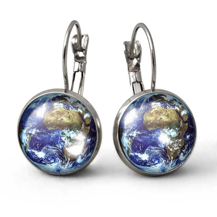 Boucles d'oreilles la terre