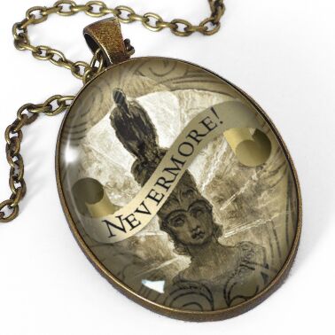 Medaglione ovale Nevermore