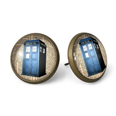 Tardis Ohrstecker 