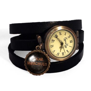 Bracelet montre en cuir Valar Morghulis