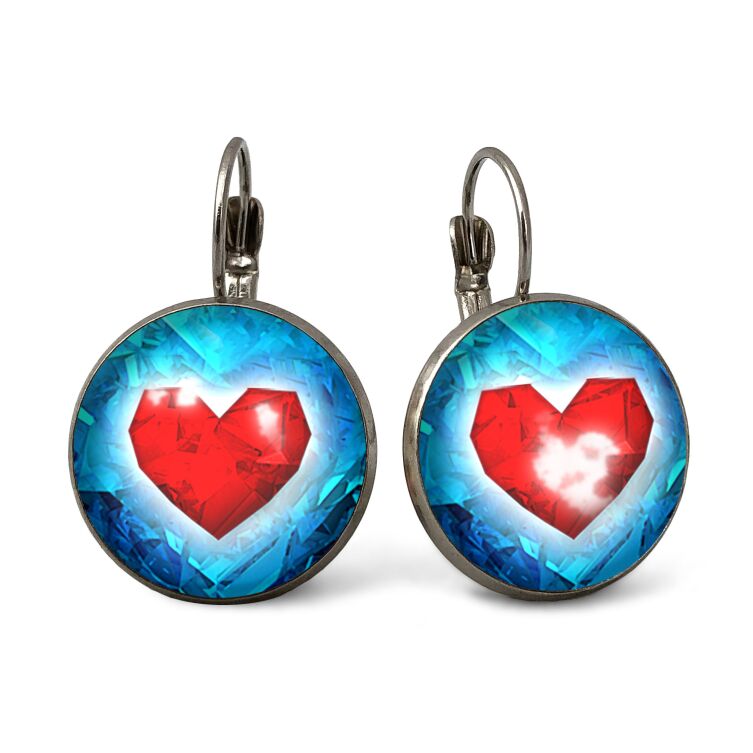 Grandes Boucles d'oreilles cœur