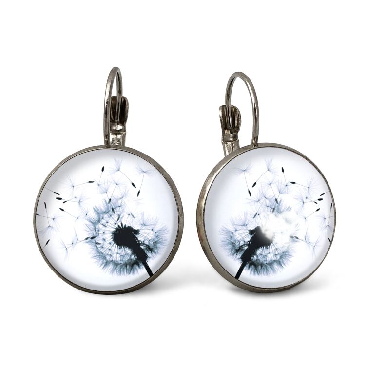 Grandes Boucles d'oreilles le pissenlit