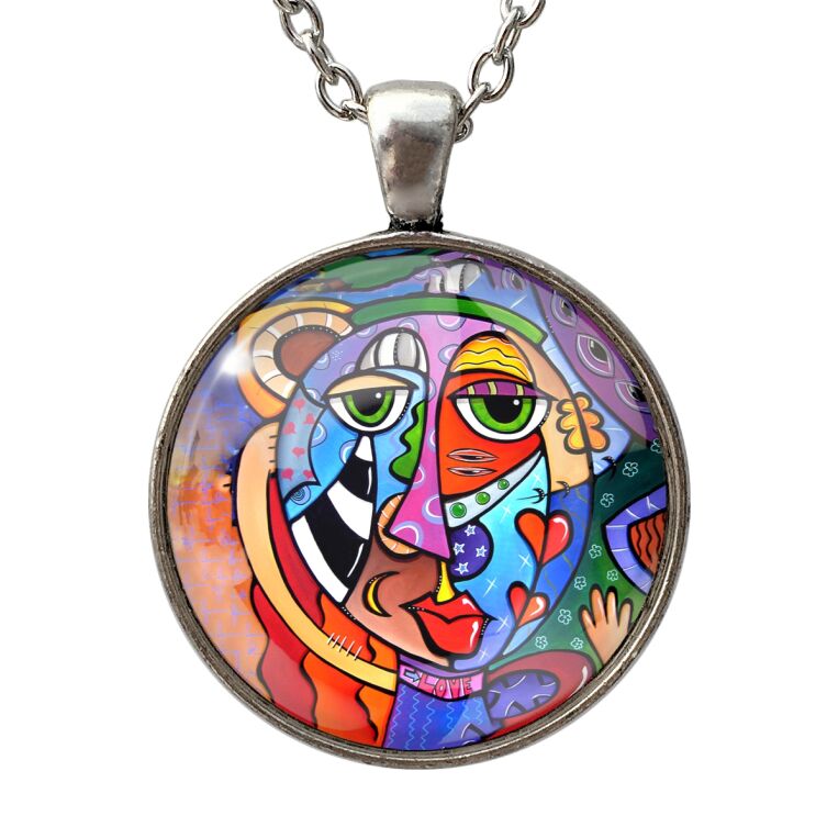 Big pendant cubism