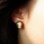 Italienische Flagge Ohrstecker  - 2