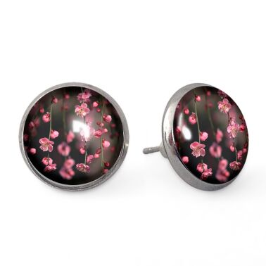 Retro blumen Ohrstecker 