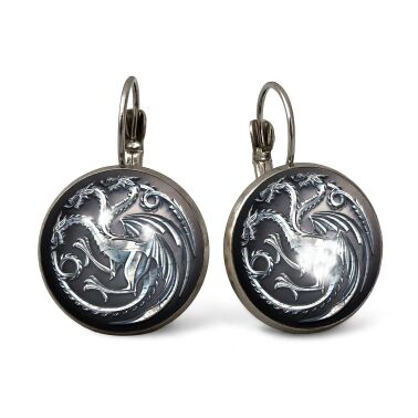 Grandes Boucles d'oreilles dragons targaryen